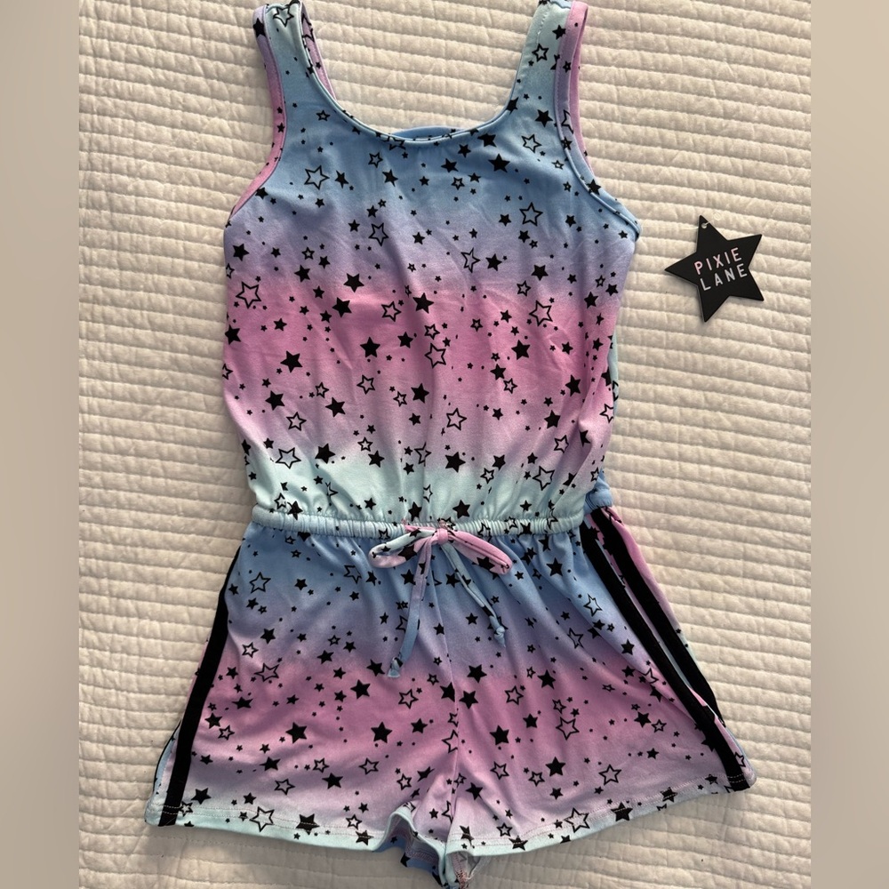 Pixie Lane Star Print one piece shorts